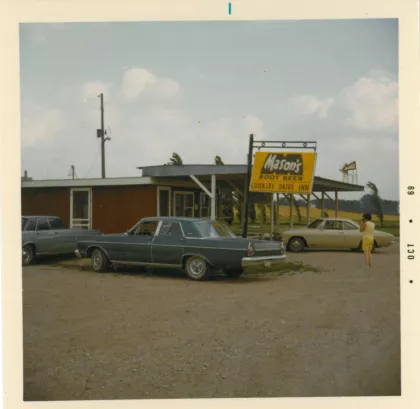 An old Polaroid of The Country Drive In