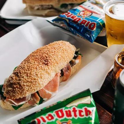 Hero sandwiches at Mario's in St. Paul