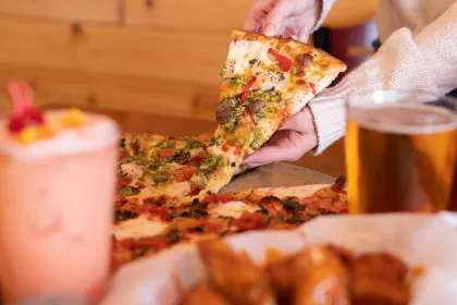 Pizza at Nomad Tavern