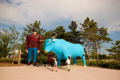 Paul Bunyan and Babe in Bemidji