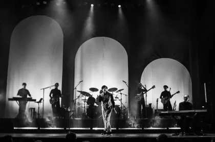 Sparks perform at the Fitzgerald Theater
