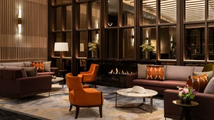 The lobby at the Four Seasons Hotel Minneapolis
