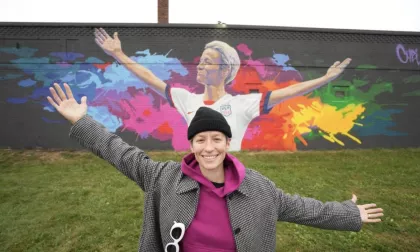 Megan Rapinoe at Black Hart of Saint Paul
