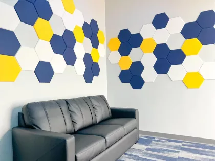 The quiet space at Nickelodeon Universe