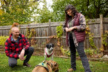 A couple of glass artists at home in New Hope 