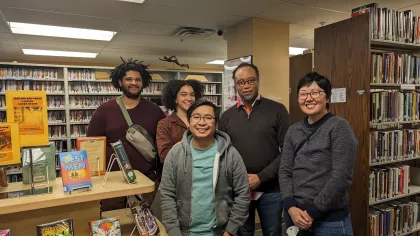 Quatrefoil Library welcomes members of East Side Freedom Library
