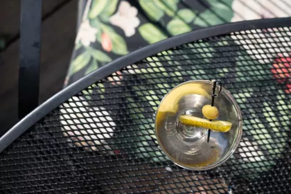 One of the many signature martinis at Moscow on the Hill