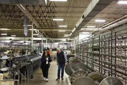 Faribault Mill's factory in Southern Minnesota