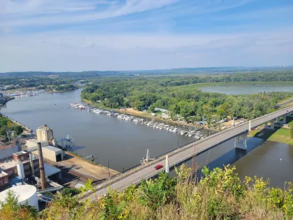 Barn Bluff overlook in Red Wing