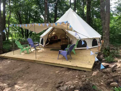 Oasis bell tent on Glamping Hub