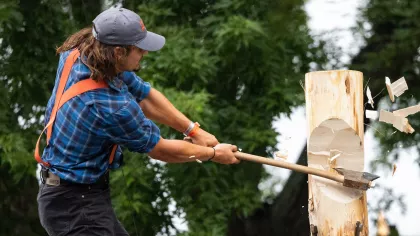 Timberworks Lumberjack Show at the Minnesota State Fair