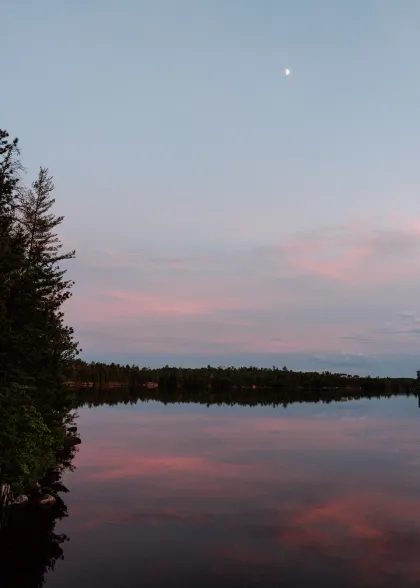 Sunset at Voyageurs National Park