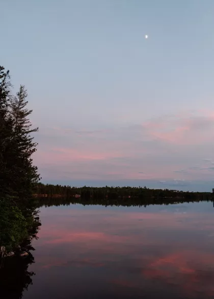 Sunset at Voyageurs National Park