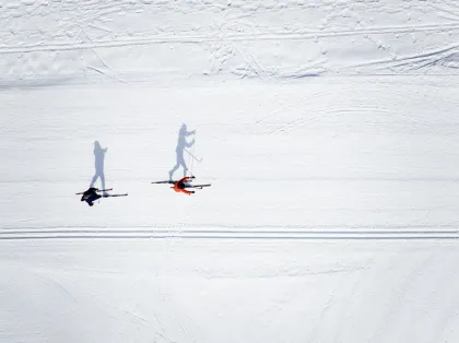 Cross-country skiing at Theodore Wirth Park