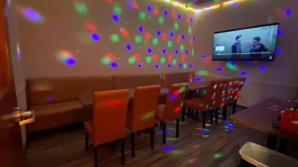 Karaoke room at Cups &amp; Cheers