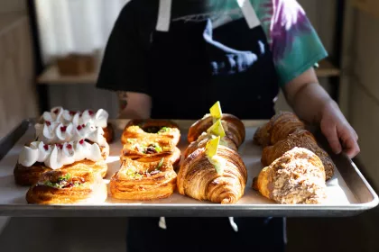 Some of the pastries at Diane's Place