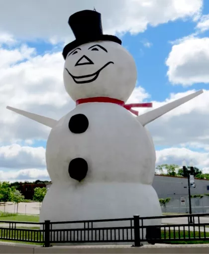 World's Largest Stucco Snowman
