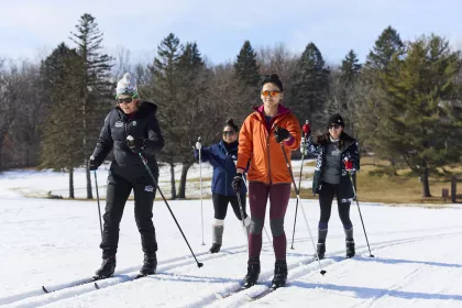 Cross-country skiing at Theodore Wirth Regional Park