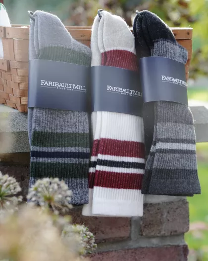 Faribault Mill winter socks