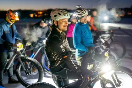 A fat bike race hosted by Freewheel Bike