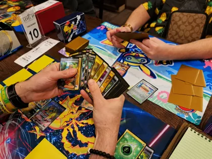 A Pokemon match at Level Up