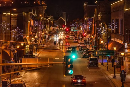 Stillwater's Main Street during the winter