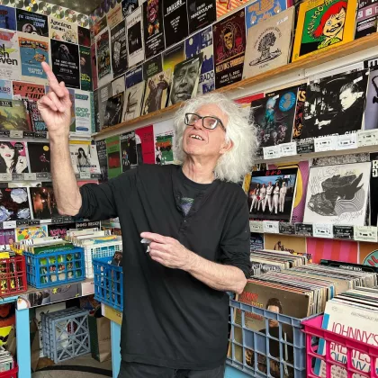 The Record Spot owner Dave Fowley