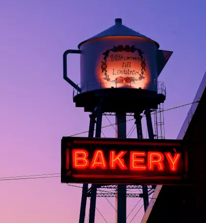 Lindstrom's iconic water tower