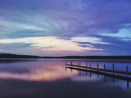 Sunset on Gull Lake