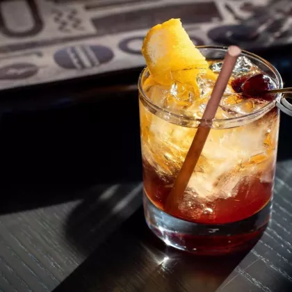 A cocktail at The Fireside in Detroit Lakes