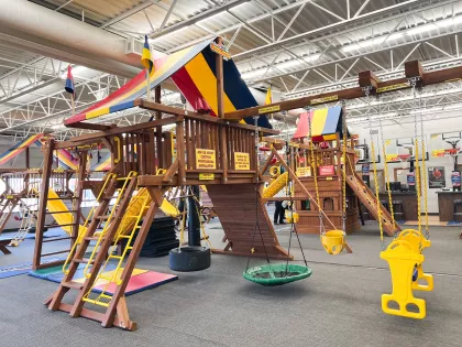 Rainbow Midwest's showroom/playground in Bloomington