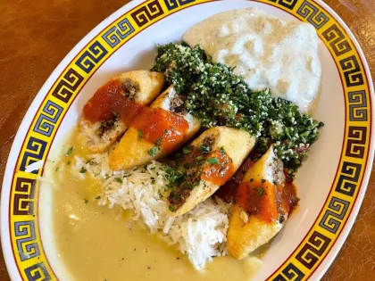 Kubey Brinj at Babani's Kurdish Restaurant