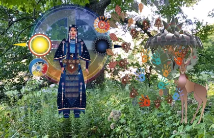 Dakota Sacred Hoop Walk at Minnesota Landscape Arboretum