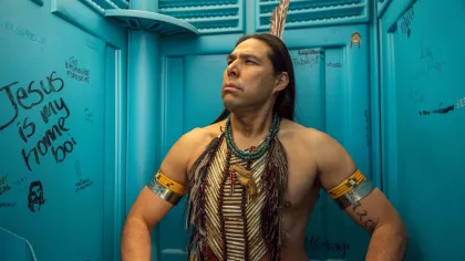 Dallas Goldtooth in "Reservation Dogs"