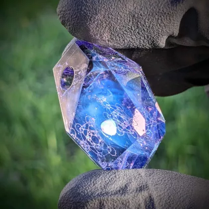 A lampworking piece by Duluth artist Jes Durfee