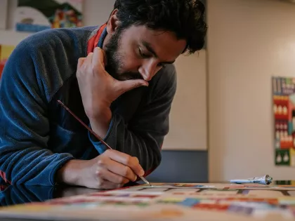 MCAD student Mubarak Nasser Al-Thani