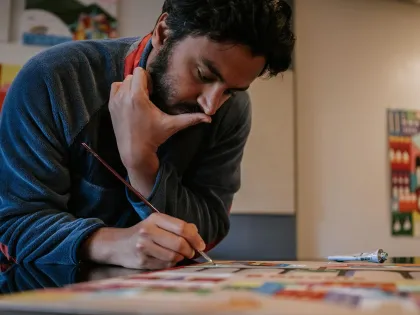 MCAD student Mubarak Nasser Al-Thani