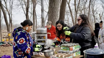 MIGIZI's annual sugarbush trip