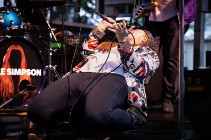 Mae Simpson performs at Mid West Music Fest