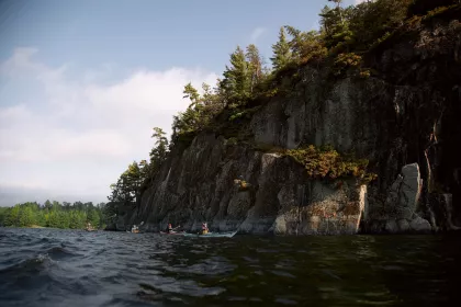 Grassy Bay Cliffs at Voyageurs National Park