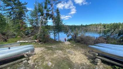 The Locator Lake Trail in Voyageurs National Park