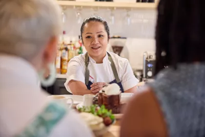 Chef Diane Moua at Diane's Place