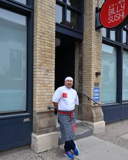 Billy Sushi's fun-loving chef