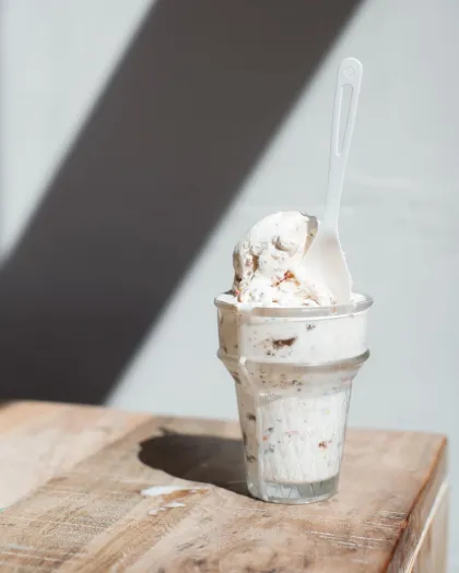 Birthday Cake ice cream at Pumphouse Creamery