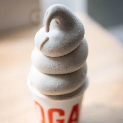 Brown butter soft-serve ice cream at Bogart's Doughnut Co.