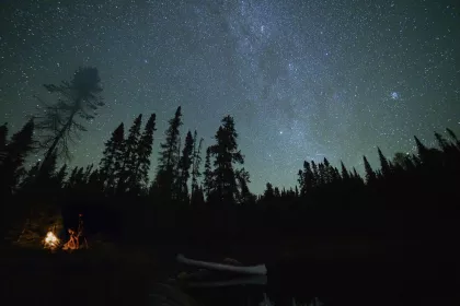Dark skies over the Boundary Waters Canoe Area Wilderness