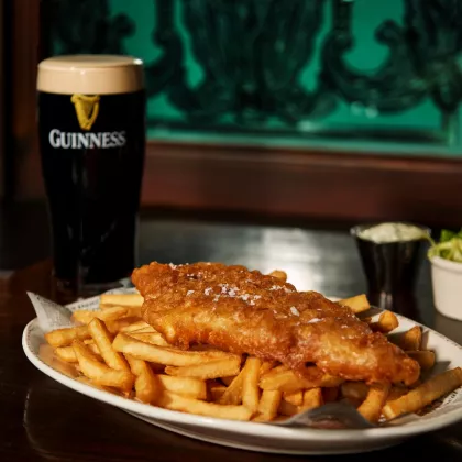 Fish and chips at The Local