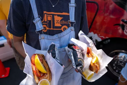 Lobster rolls at MN Food Truck Festival