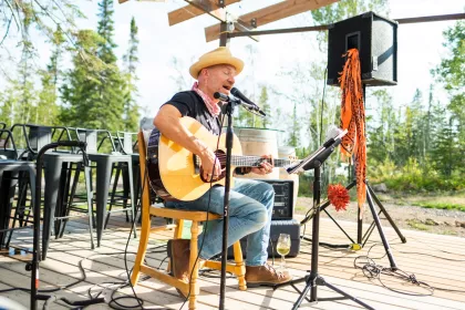 Live music at North Shore Winery in Lutsen