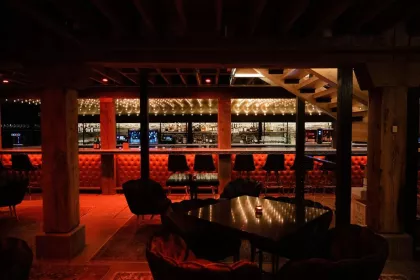 Maison Margaux's basement bar